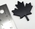 Canada Black Maple Leaf Emblem Finish Car Auto Bike Decal Canadian Badge 3d Sticker