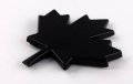 Canada Black Maple Leaf Emblem Finish Car Auto Bike Decal Canadian Badge 3d Sticker