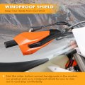 Nicecnc Orange Handlebar Guards Handguard Compatible With Ktm 125-500 Xc Xcf Xcw Sx Sxf Exc Excf Tpi 6d 2014-2023 Husqvarna Tc