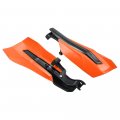 Nicecnc Orange Handlebar Guards Handguard Compatible With Ktm 125-500 Xc Xcf Xcw Sx Sxf Exc Excf Tpi 6d 2014-2023 Husqvarna Tc