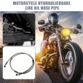 Uxcell 1 Set 2m 6 56ft Motorcycle Hydraulic Brake Or Clutch Line Hose Universal For Dirt Bike Atv Moped Scooter With Screws
