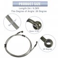 Uxcell 1 Set 2m 6 56ft Motorcycle Hydraulic Brake Or Clutch Line Hose Universal For Dirt Bike Atv Moped Scooter With Screws