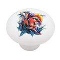 Bamboo Sunset Cougar Decorative High Gloss Ceramic Drawer Knob 