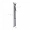 Uxcell Chucking Reamers 8mm H7 4241 High Speed Steel Spiral Flutes Lathe Machine Reamer Milling Cutter