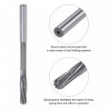 Uxcell Chucking Reamers 8mm H7 4241 High Speed Steel Spiral Flutes Lathe Machine Reamer Milling Cutter