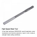 Uxcell Chucking Reamers 8mm H7 4241 High Speed Steel Spiral Flutes Lathe Machine Reamer Milling Cutter