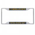 Us Navy Commander Officer Grades License Plate Frame For Front Or Back Of Car Officially Licensed United States