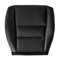 Front Driver Side Bottom Replacement Black Leather Seat Cover For Honda Crv Cr-v 2007 2008 2009 2010 2011 Custom Fit Microfiber 
