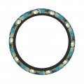 Beautiful Seaweeds Steering Wheel Covers Ocean Coral Reef And Aquatic Kelp Algae Seashells Non Slip Neoprene Car Wrap Cover 
