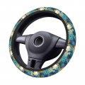 Beautiful Seaweeds Steering Wheel Covers Ocean Coral Reef And Aquatic Kelp Algae Seashells Non Slip Neoprene Car Wrap Cover