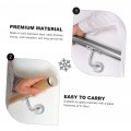 Generic 1pc Stair Handrail Bracket Wall Mount Shelves Modern Metal Holder Railing Hardware Stainless Steel Shelf Mounted Part