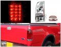 Red Clear Led Tail Lights Chrome Tailgate Handle Cover Made For And Ford F150 97-03