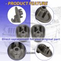Sun Visor Clip Replacement Retainer For 2005 2015 Jeep Liberty And 2008 2012 Dodge Nitro 1ar26bd1aa 2 Piece Set Light Gray
