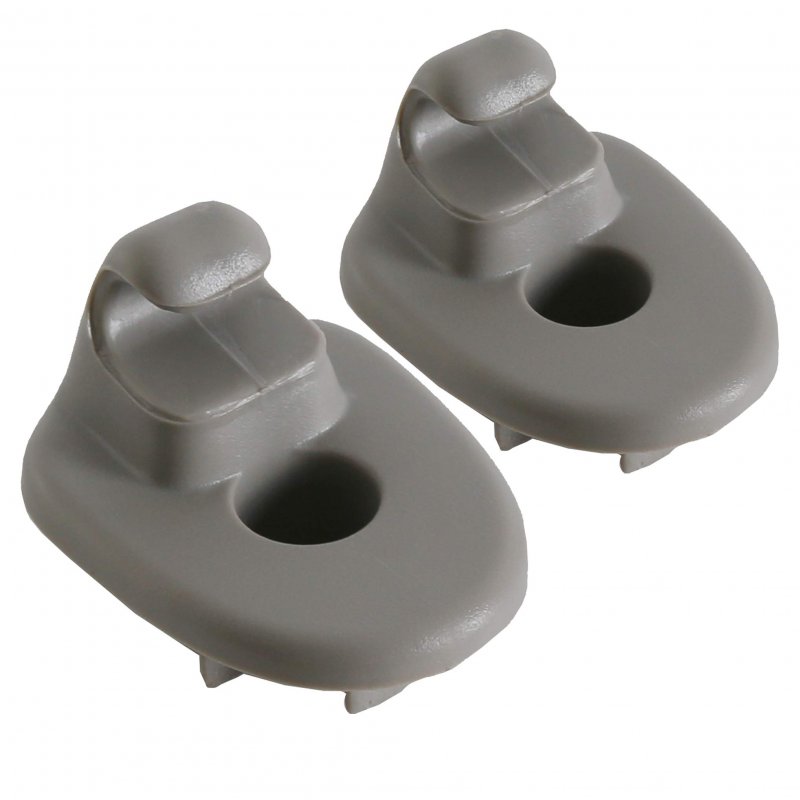 Sun Visor Clip Replacement Retainer For 2005 2015 Jeep Liberty And 2008 2012 Dodge Nitro 1ar26bd1aa 2 Piece Set Light Gray