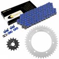 Caltric Blue Drive Chain And Sprocket Kit For Suzuki Dr650se Dr 650 Se 1996-2018
