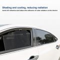 Car Window Shade Fydun Universal Sun Automatic Lifting Telescopic Curtains For Helps Block Glare And Heat Back Left