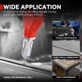 Hand Riveter Rivet Nut Tool Set 21 In With 5 Guide Nozzles Silver Repair Kit For Home Household Office And Warehouse