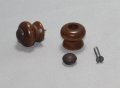 Wood Piano Desk Knobs Walnut With Screws 1 Pair Furniture Repair 