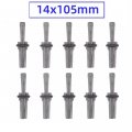 10pcs Stone Splitting Tool Splitter Metal Plug Wedges And Feathers Shims Concrete Rock Splitters Hand 14x105mm