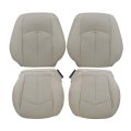 Tan Driver Passenger Side Bottom Top Replacement Perforated Leather Seat Covers For Mercedes Benz E63 E280 E300 E320 E350 E500 