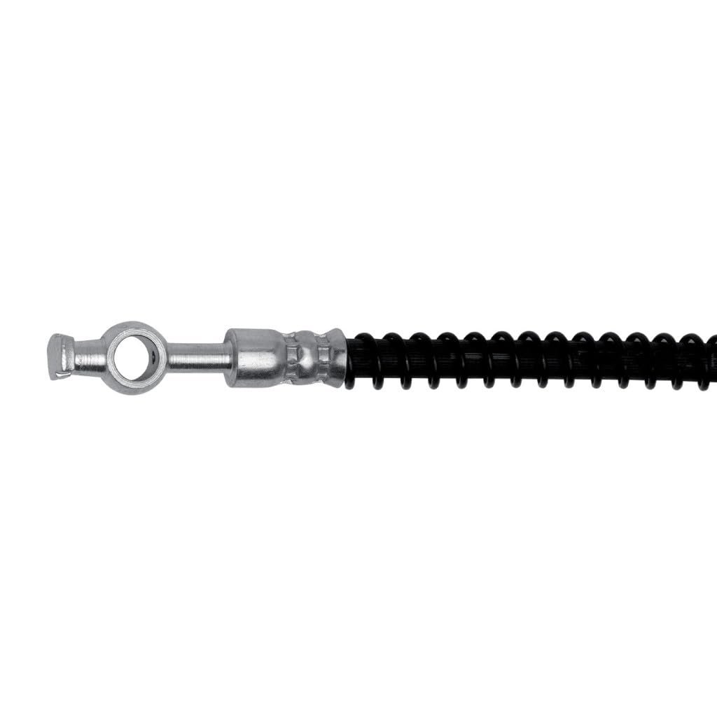 Front Brake Hose For Land Rover Range 1995 1996 Dot Certified Alx-pau-df-350-11050-cla1 Black Standard Replacement Part