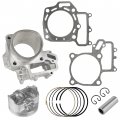 Caltric Rear Cylinder With Piston Ring And Gasket Compatible Kawasaki Brute Force 750 Kv Kvf 750 12-14 85mm