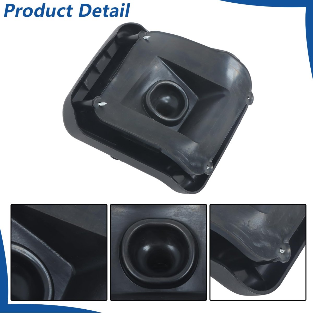 Manual Transfer Case 4 X Shifter Outer Boot Black Replacement For F-series 1992-1998 F2tz-7277-a