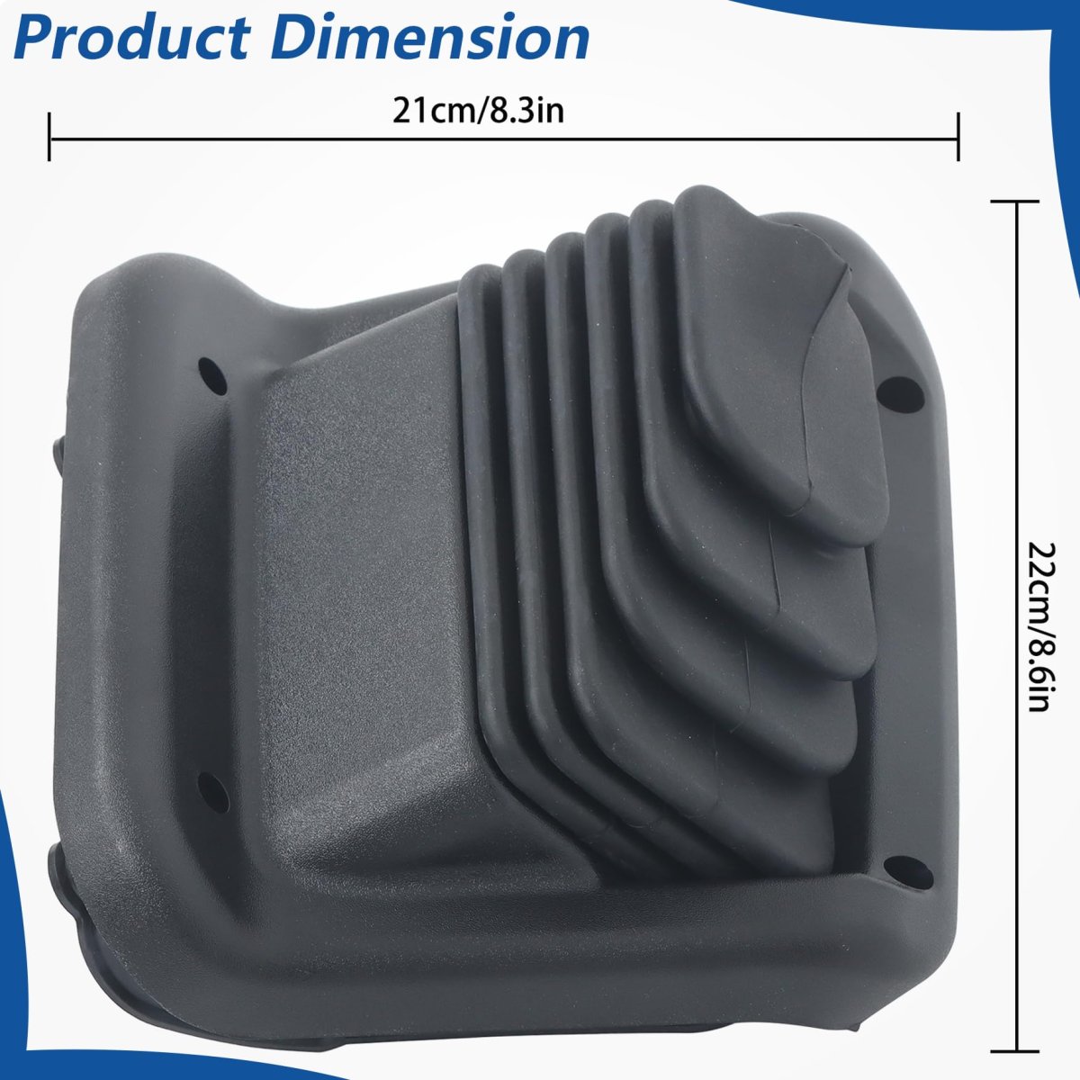 Manual Transfer Case 4 X Shifter Outer Boot Black Replacement For F-series 1992-1998 F2tz-7277-a