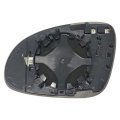Spieg Passenger Side Mirror Glass Replacement For Vw Volkswagen Jetta 2005-2010 Heated W Back Plate Rh