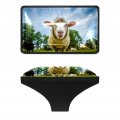 Sheep On Grassland Crystal Glass Drawer Knob Pull Ergonomic Furniture Cabinet Handle For Kitchen Dresser Cupboard Wardrobe 