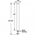 Prime-line Fm 2520 25 In X 3 8 Spiral Non-tilt Balance Red Tip Single Pack