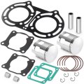 64 5mm Big Bore Forged Piston Ring Set Gaskets Kit For Yamaha Banshee 350 Yfz350 1986-2006 2gu-11631-00-94 
