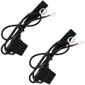Niche 1-amp Fully-automatic Lcd Smart Battery Charger 6v 12v Trickle Maintainer For Motorcycle Car Truck Utv Atv Boat 2 Pack