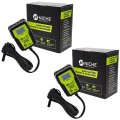 Niche 1-amp Fully-automatic Lcd Smart Battery Charger 6v 12v Trickle Maintainer For Motorcycle Car Truck Utv Atv Boat 2 Pack