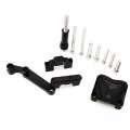 Fxcnc Racing Motorcycle Cnc Steering Damper Stabilizer Buffer Mounting Bracket Kit Compatible With Ex300 Ninja 250 300r Zx300r