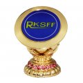 Mobile Phone Holder Zinc Alloy For Car 360 Free Rotation Strong Viscosity Magnetic Universal Stents Diamond Cell Gold