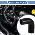 1 Pcs 35mm 38 -38mm 50 Id 90mm 3 54 Length 90 Degrees Black Car Silicone Hose Coolant Universal