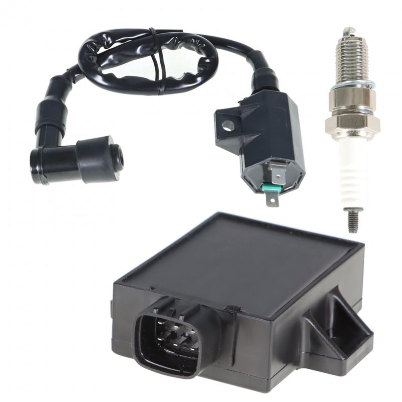 Ignition Coil Spark Plug Cdi Kit For Kawasaki Bayou 220 1996 2002 And Klf250 2003 2011 Part Number 21121 1160 21119 1457