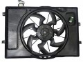 Upper Radiator Fan Assembly Single For 2019 Kia Forte 2 0l 4-cylinder 