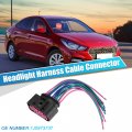 Uxcell 3 Pin Headlight Harness Cable Connector Replacement For Vw Audi No 1j0973737
