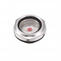 Uxcell Oil Liquid Level Gauge Sight Glass 24mm Male Threaded Aluminum Alloy Air Compressor Fittings With O-ring