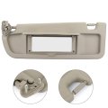 Sun Visor Left Driver Side Warm Gray For Honda Civic 2006 2007 2008 2009 2010 2011 Direct Fit Reliable Replacement Adjustable 