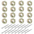 Caltric Front And Rear Wheel Castle Nut Compatible With Arctic Cat 500 4x4 Trv Gt Tbx Xt 2006-2015 16x