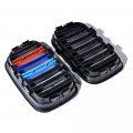 Astra Depot E36 Black Kidney Grille M-color M Stripes Grill Dual Bar Compatible With 1992-1996 Bmw 316i 318i 318is 320i 323i