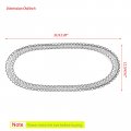 Topteng Drive Belt Replacement For Yamaha Cs50 M Z Jog R Cw50 Cx50 Ew50 Ns50 Yn50 Yh50 Yq50 Yv50 Yw50 5rn-e7641-00 5rn-e7641-10