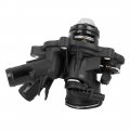 X Autohaux 2712000315 Car Engine Coolant Thermostat Housing Assembly For Mercedes-benz C250 Slk250 2012-2015