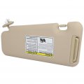 Ocpty Right Passenger Side Beige Sun Visor With Sunroof Fit For 2008 2009 2010 2011 2012 2013 Toyota Highlander 74310-48520-e0