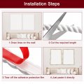 Uxcell Flexible Wall Trim Molding 0 4 X 16 Ft Peel And Stick Edge Waterproof For Home Decor On The Cabinet Mirror Frame Diy