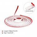 Uxcell Flexible Wall Trim Molding 0 4 X 16 Ft Peel And Stick Edge Waterproof For Home Decor On The Cabinet Mirror Frame Diy