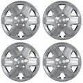 Oxgord Hubcaps For 08-16 Dodge Caravan Pack Of 4 Wheel Covers- 16 Inch- Chrome 